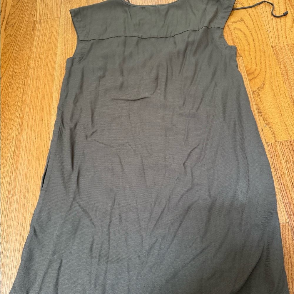 Splendid Taupe/ Green Sleeveless Dress